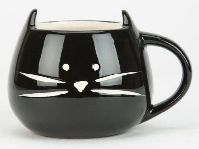 Кружка Черный котик