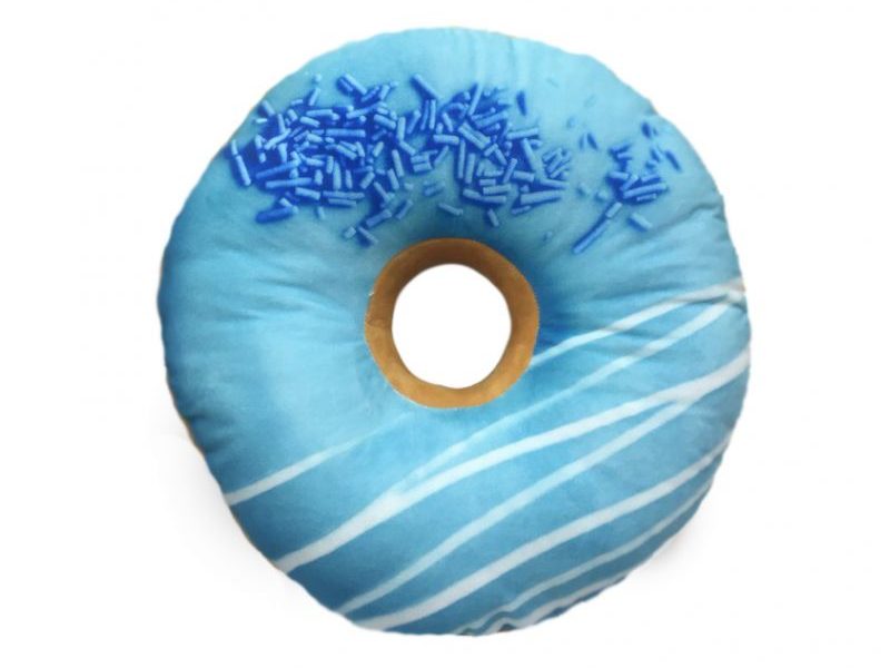 3D подушка Пончик Голубика