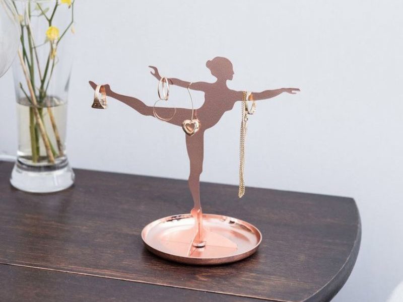 Подставка для колец Kikkerland Ballerina Copper
