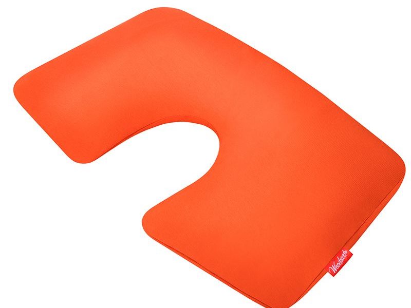 Надувная подушка для путешествий First Class оранжевая