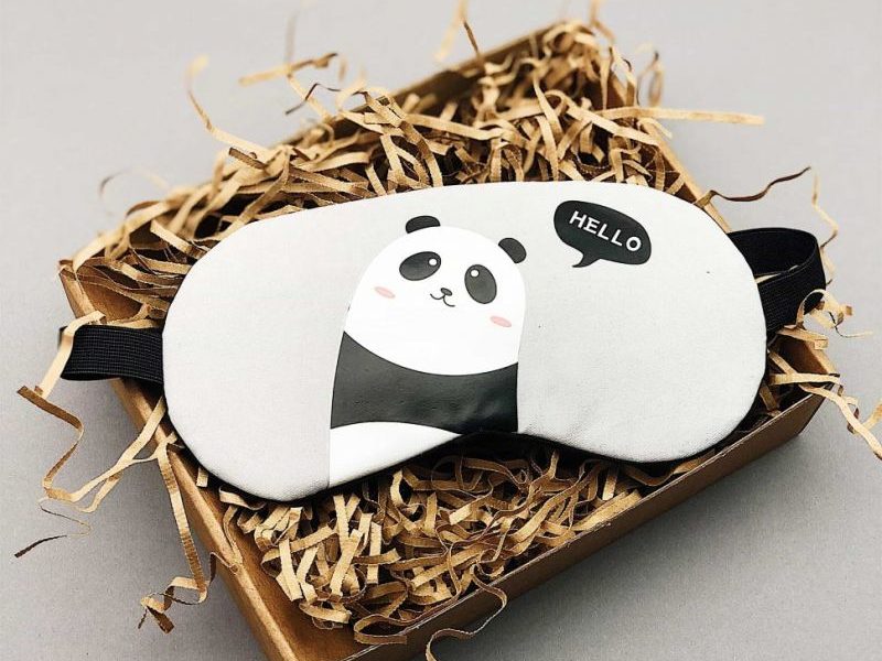 Маска для сна гелевая Hello Panda
